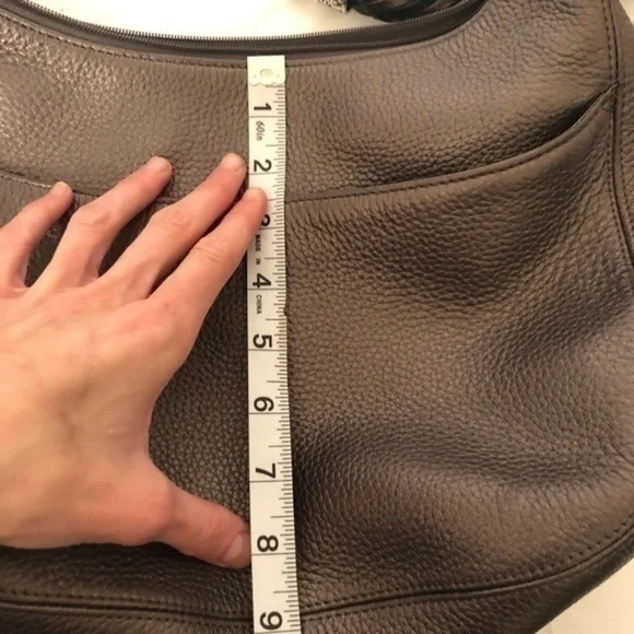 BRIGHTON 👛 silvery bronze bag braided handle